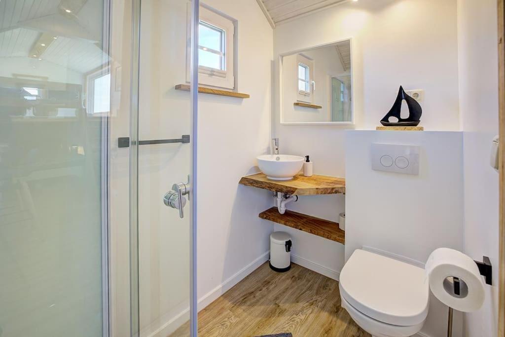 Tiny House Strandhaekster Westerdeichstrich Zewnętrze zdjęcie