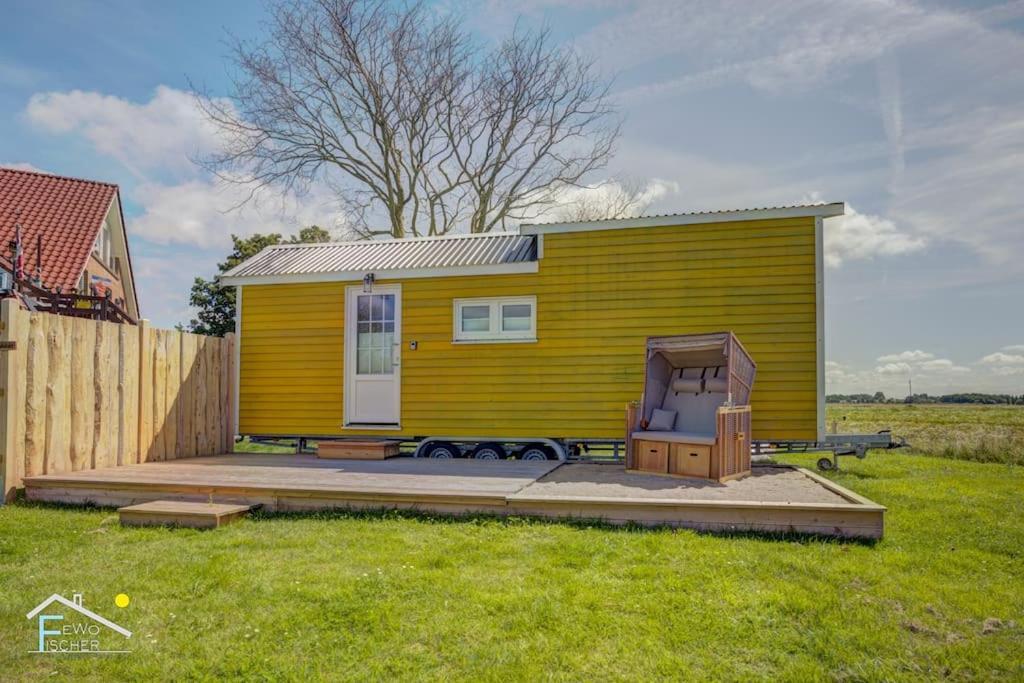 Tiny House Strandhaekster Westerdeichstrich Zewnętrze zdjęcie
